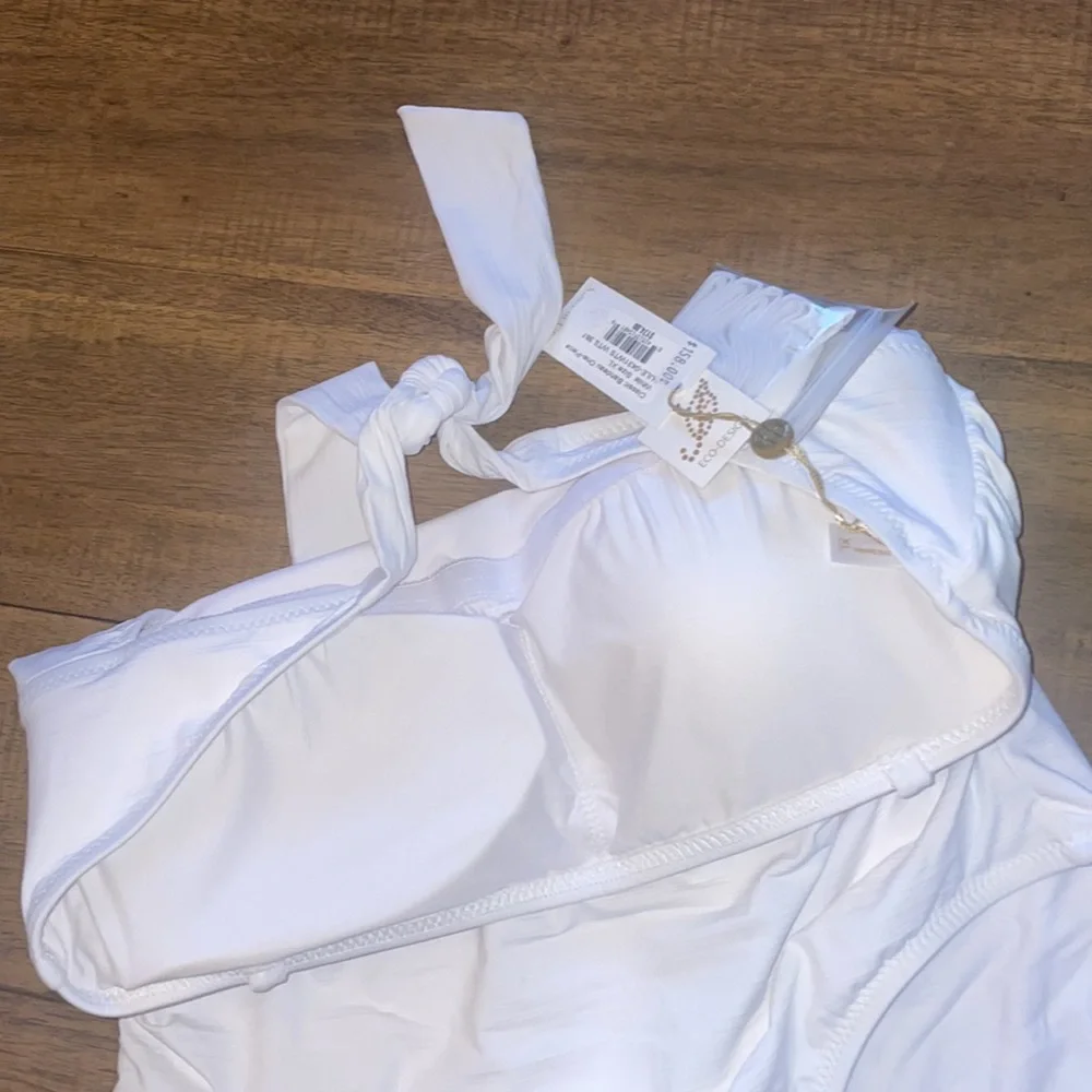 Helen Jon White 1 pc Elegant Swimsuit NWT sz XL - Picture 5 of 10